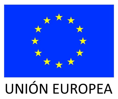 Logotipo oficial de la Unión Europea con la bandera europea
